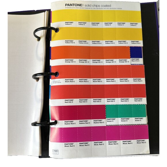 Pantone The + Plus Series Solid Chips COATED Solid Color Book Reference - Picture 6 of 16